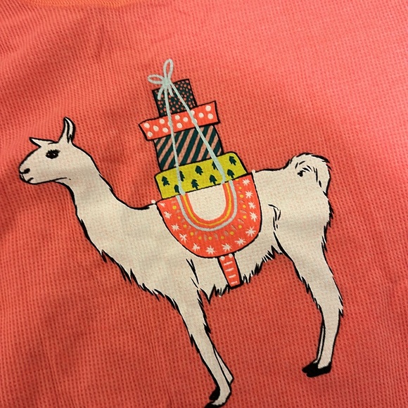 NWT old navy thermal llama shirt - Picture 2 of 3